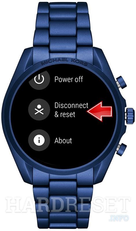 how to factory reset michael kors access watch|How to Perform Factory Reset on MICHAEL KORS Access Grayson.